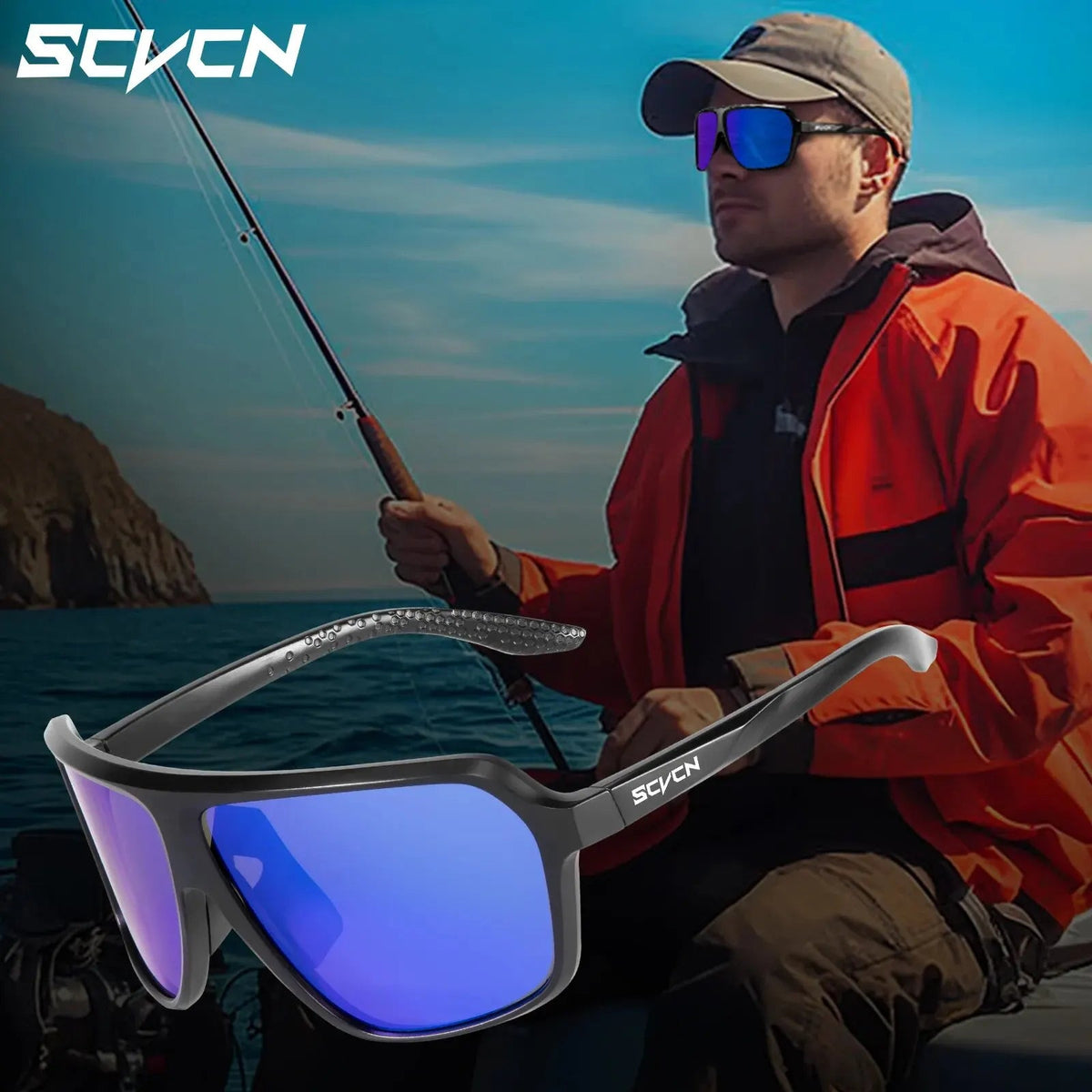 SCVCN 편광 UV400 낚시 선글라스