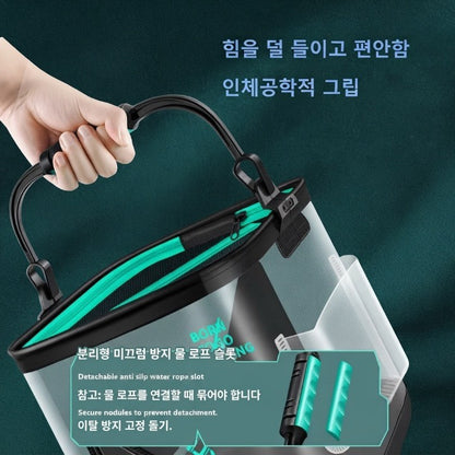 13L EVA 다기능 투명 접이식 낚시통